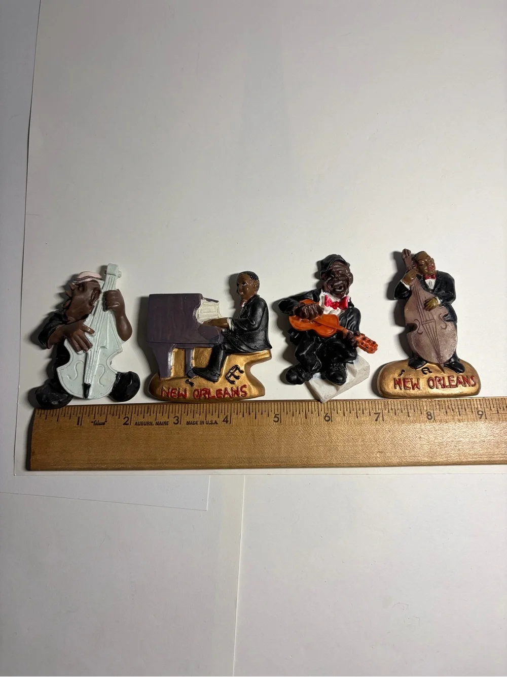New Orleans Jazz Musician Refrigerator Magnets  Decor Set